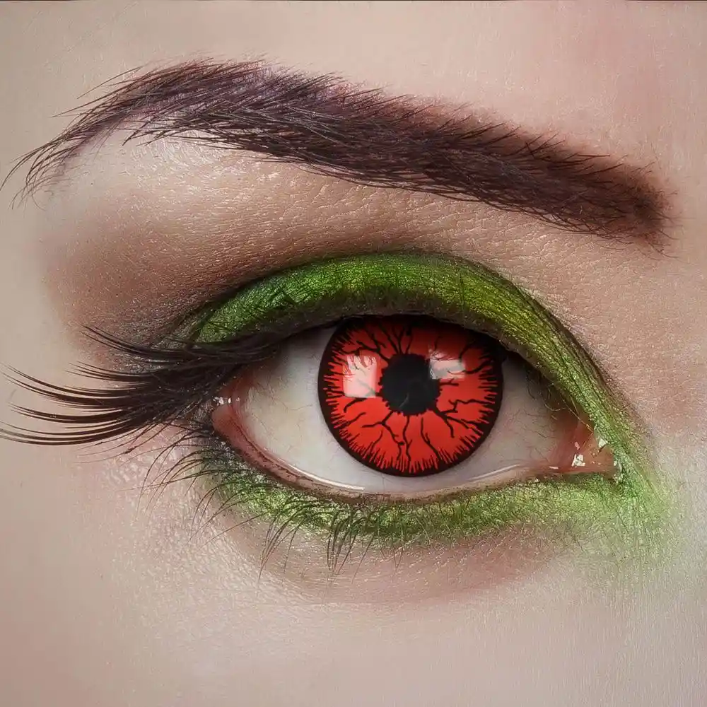 Lentes De Contacto Color De Un Uso Blood Veins