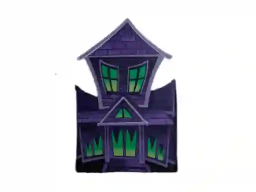 Decoracion Casa Embrujada 55cm Verde