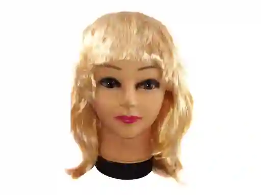 Peluca Corta 32cm 100gr Rubio