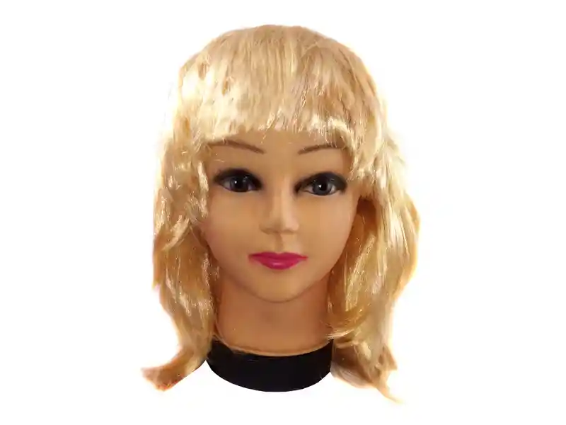 Peluca Corta 32cm 100gr Rubio