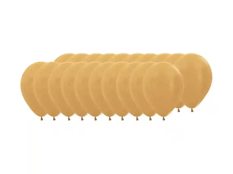 Globo Smptx R9 Metal Dorado R X 100 Unid