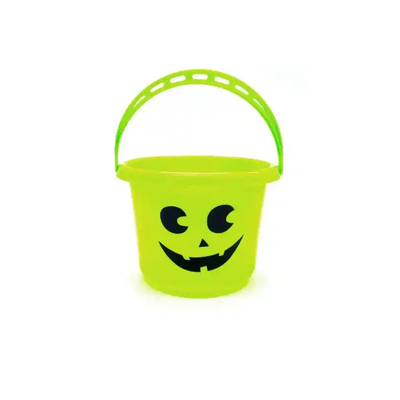 Balde Plastico Calabaza Verde