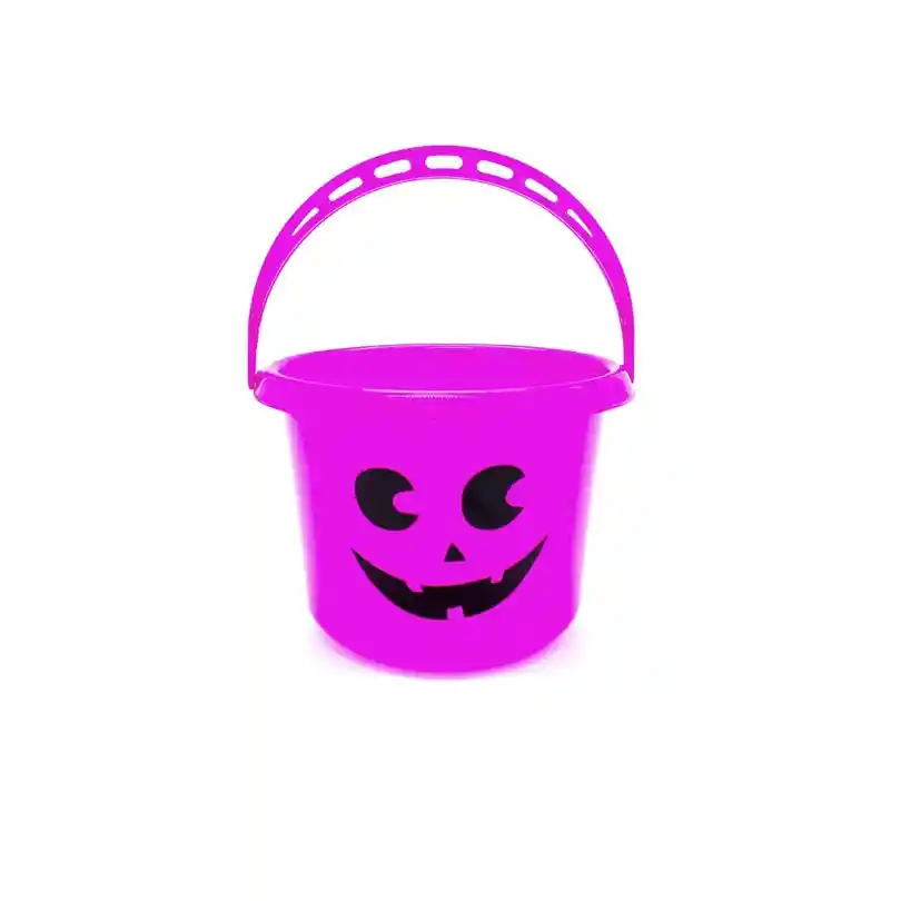 Balde Plastico Calabaza Fucsia