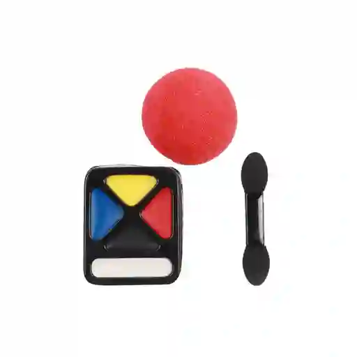 Set Maquillaje Halloween 4 Colores Nariz