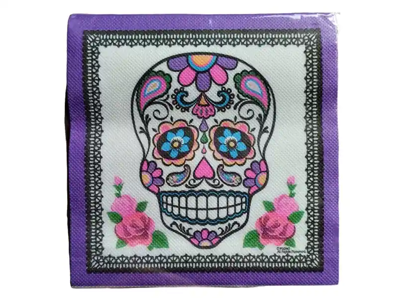 Servilleta Calavera 20 Unidades