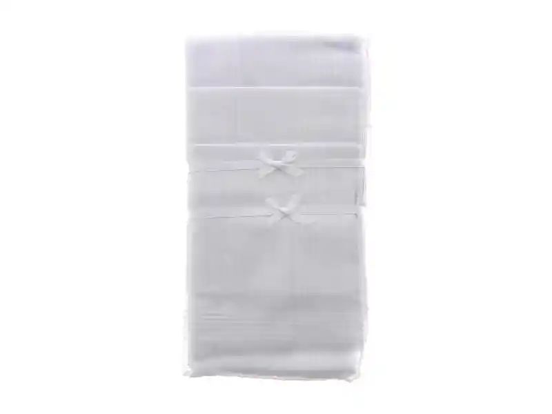 Pañuelo Blanco Tela 36 X 36cm