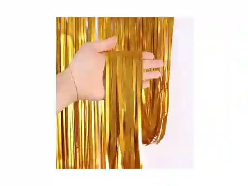 Cortina Metalica Carnaval 2m Azul