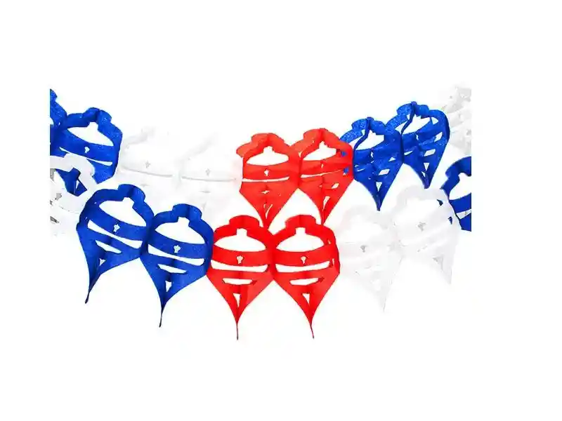 Guirnalda Chile Papel Trompo 2m