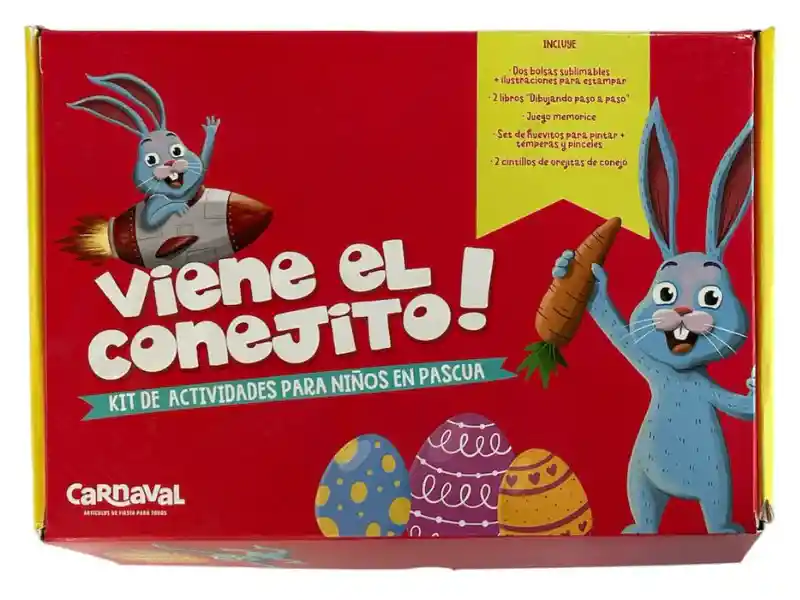 Caja Conejito Pascua Resurreccion