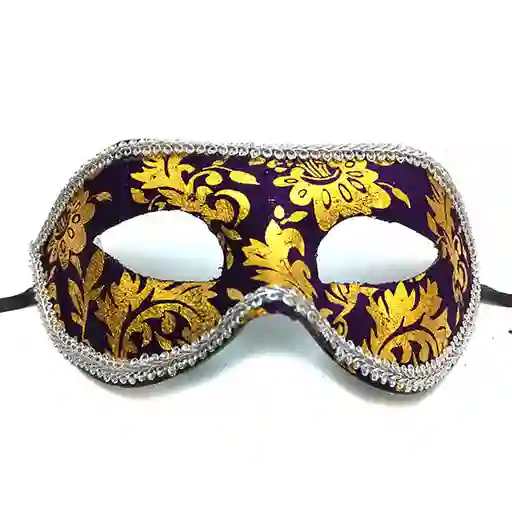 Antifaz Tela Dorado