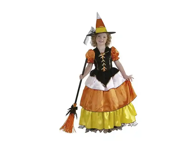 Disfraz Bruja Candy Corn 8 A 10 Años
