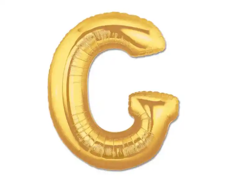 Globo Foil 70 Cm Dorado Letra G