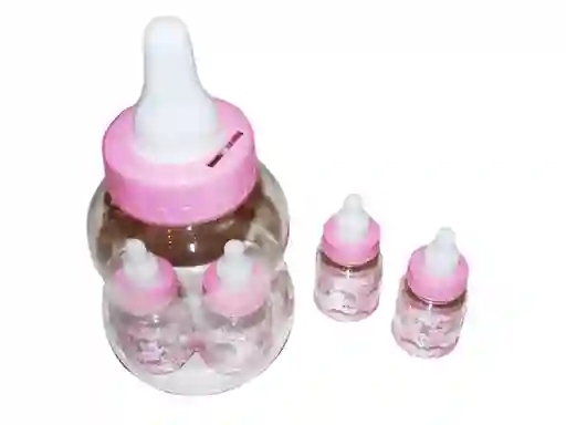 Mamadera Grande Niña Con 4 Chicas