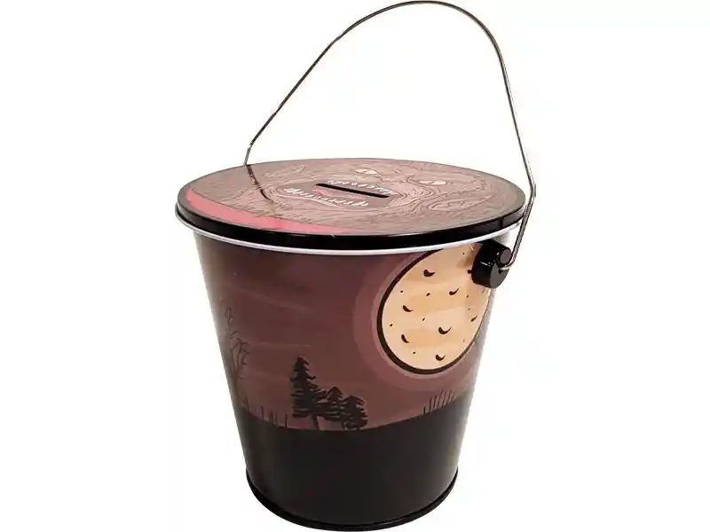 Balde Halloween Alcancia Noche Café