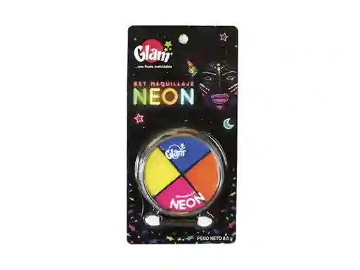 Set Maquillaje 4 Colores Neon