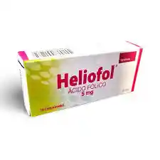 Heliofol 5 Mg X 30 Comp Ácido Fólico