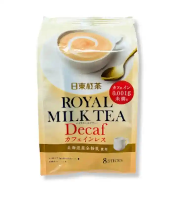 Té Polvo Leche Real Descafeinado Mitsui 100 Gr 8 Unid.