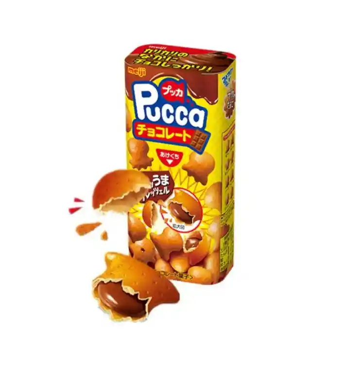 Chocolate Pretzels Pucca Meiji 39 Gr