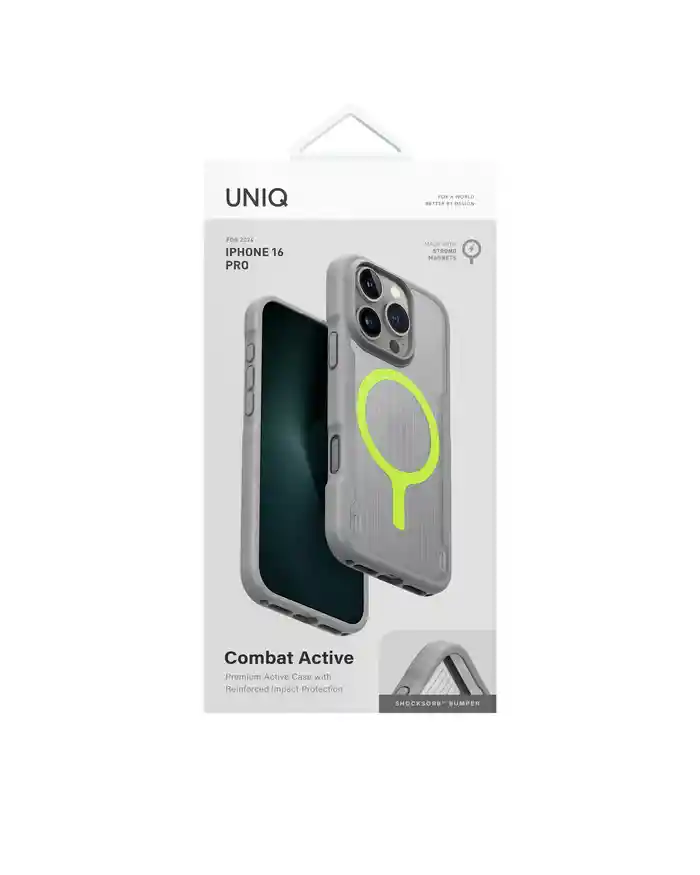 Carcasa Uniq Combat Active Magsafe Iphone 16 Pro - Gris