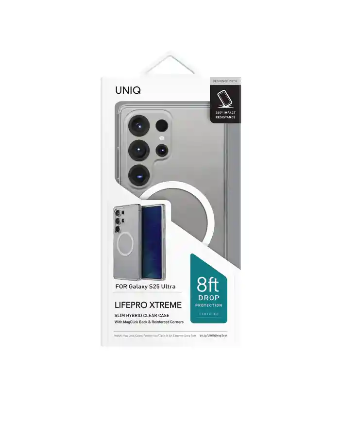 Carcasa Uniq Lifepro Xtreme Magsafe Samsung S25 Ultra - Transparente