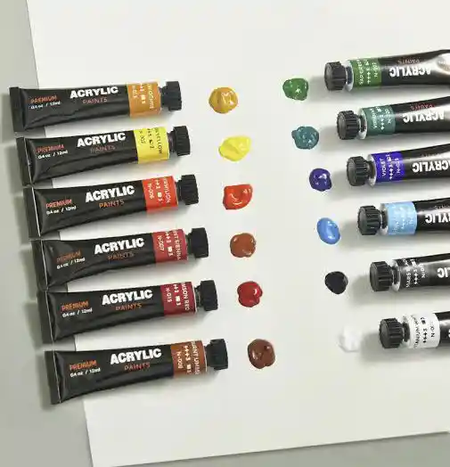 Set De Acrilicos 12 Colores 12ml