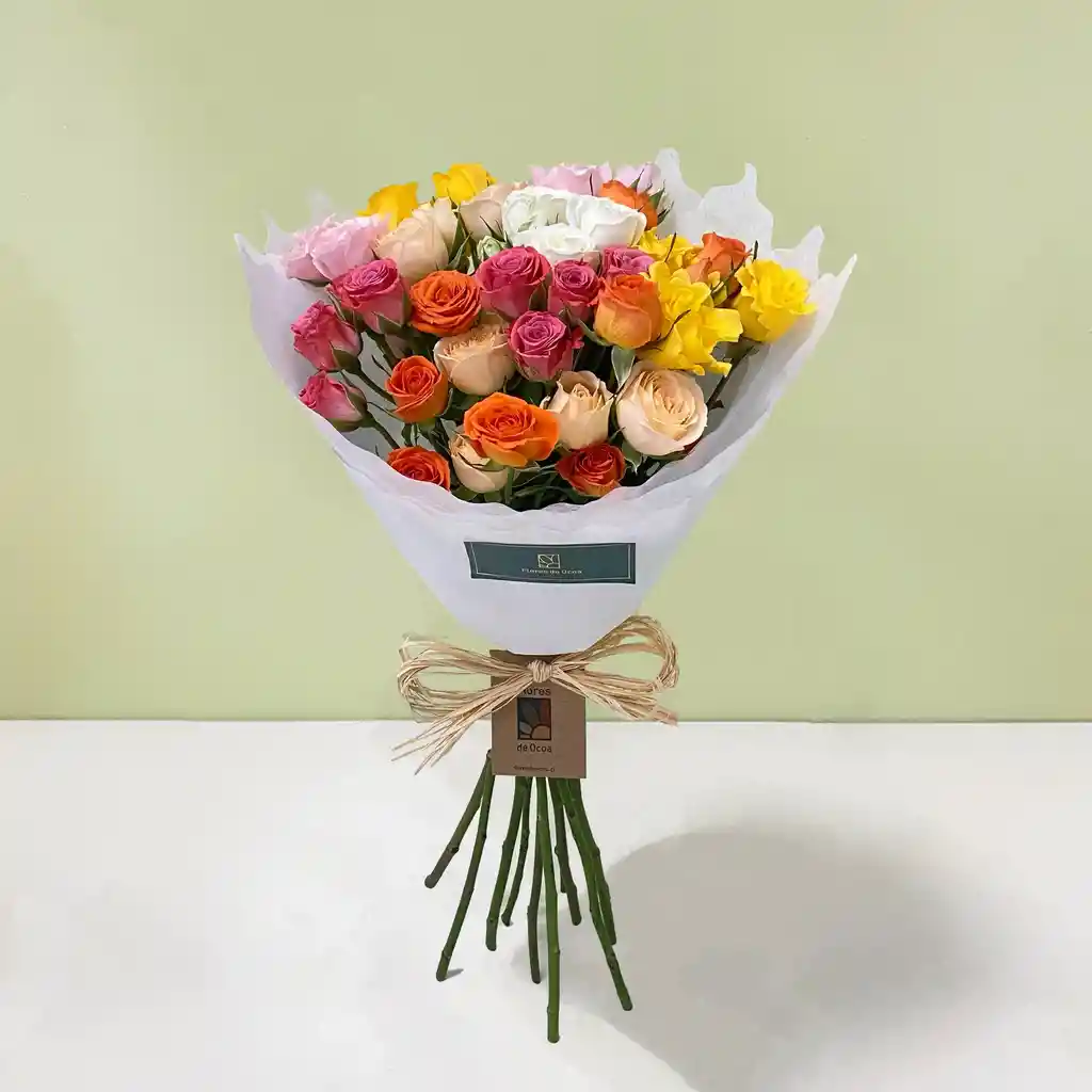 10 Mini Rosas Surtidas | Mamá