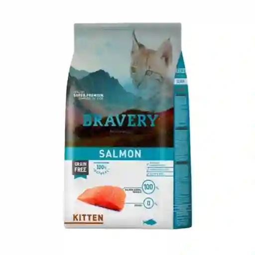 Bravery, Kitten, Sabor Salmón (2kg)