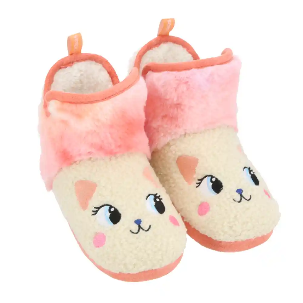 Pantufla Bota Peluda Infantil 31-32