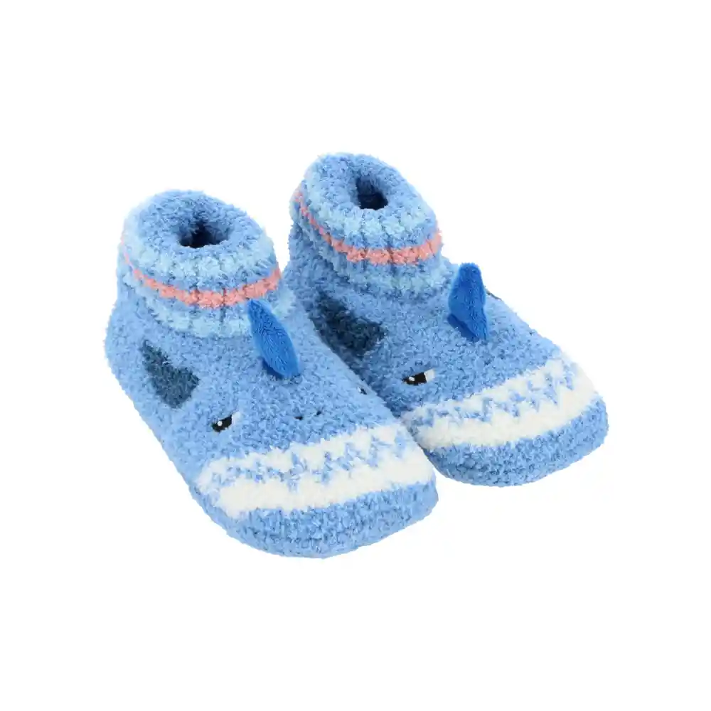 Pantufla Calcetín Con Diseño Infantil 27-28
