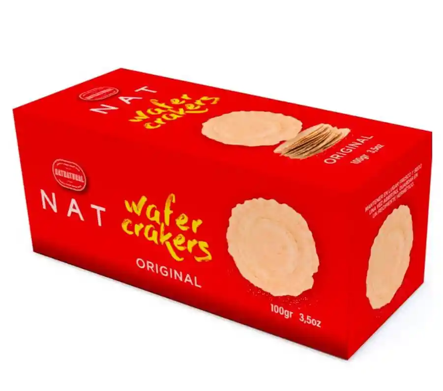 Galletas Nat Wafer Sabor Original 100 Grs