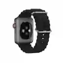 Correa Silicona Ocean Apple Watch 38 / 40 / 41 / 42 Mm Serie 10 -negra