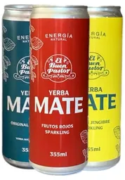 Mix De Bebida Energizante Natural Yerba Mate El Buen Pastor 355 Ml