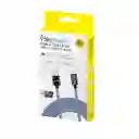 Tecmaster Cable Otg 1.5 Mtrs, Braided Reforzado Bicolor Tipo-c A Usb-a 3.0 -macho