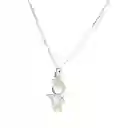 Collar Niño Calado Plata Fina 925