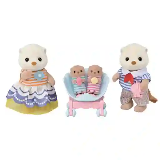 Familia Nutria Marina Sylvanian Families