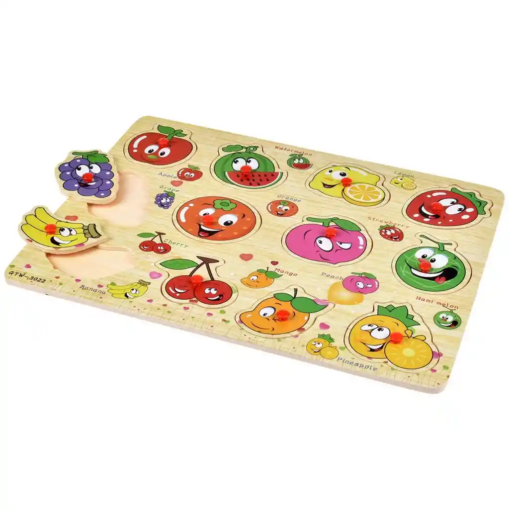 Puzzle Madera Frutas