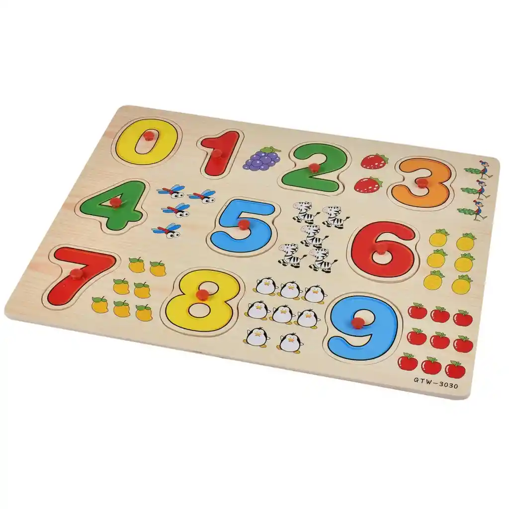 Puzzle Madera Numeros