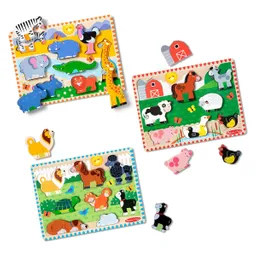 Puzzle Encaje De Madera 3d Melissa & Doug