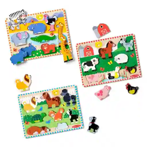 Puzzle Encaje De Madera 3d Melissa & Doug