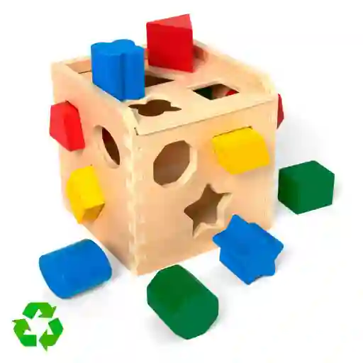 Cubo De Encaje De Madera Melissa And Doug