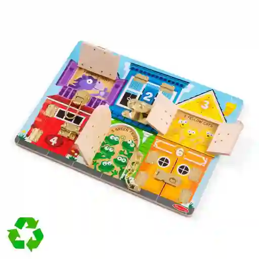 Juego De Pestillos De Madera Melissa & Doug