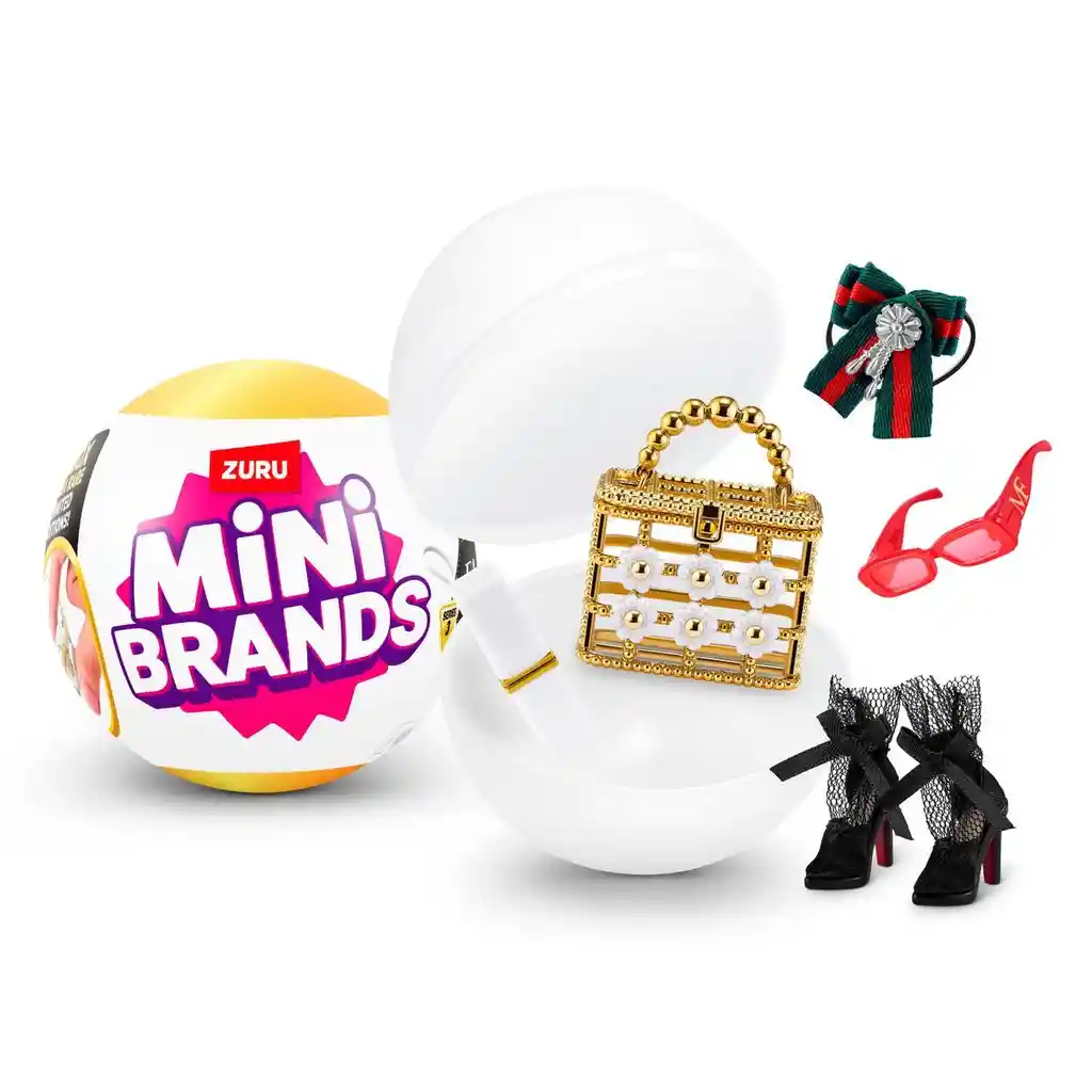 Bola Mini Brands Con 5 Sorpresas Serie Mini Fashion De Zuru