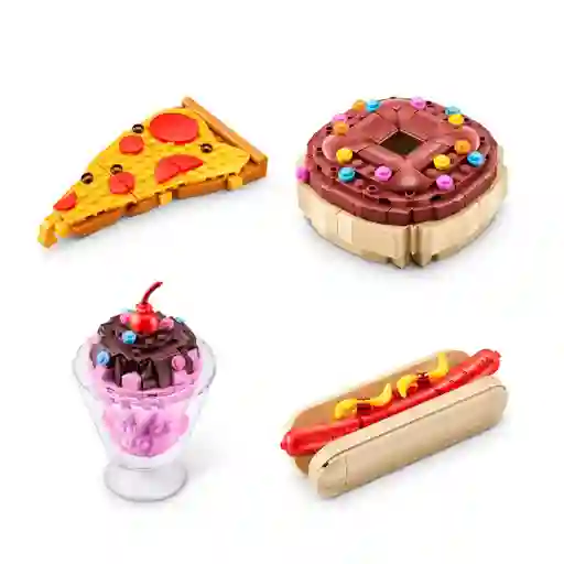 Set Bloques Snack Max - Con Diferentes Modelos De Piezas