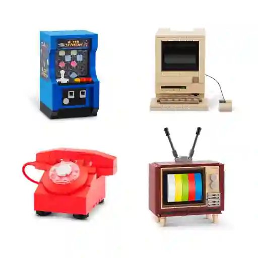 Set Bloques Retro Max - Con Diferentes Modelos De Piezas