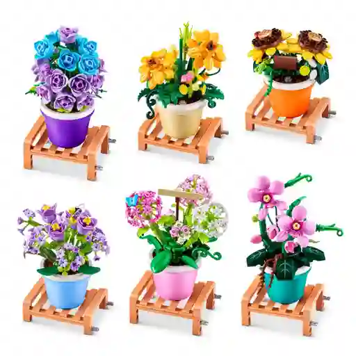 Set Bloques Garden Max - Con Diferentes Modelos De Piezas