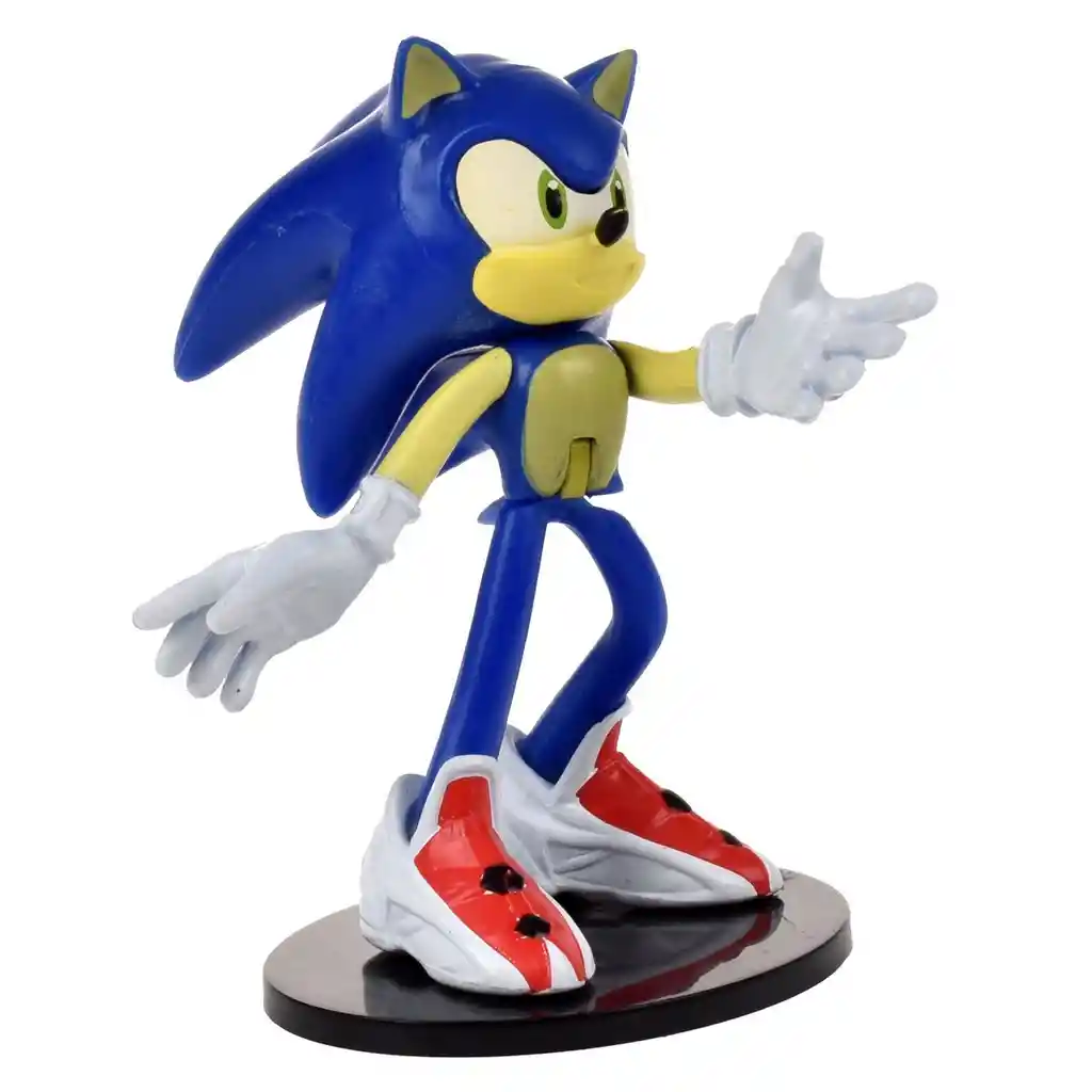 Figura Articulada De 8 Cms Sonic En Capsula Con Base Y Folleto