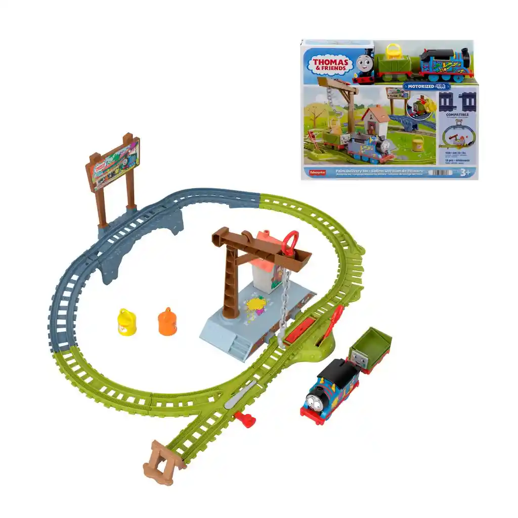 Thomas & Friends Pista De Juguete Entrega De Pintura
