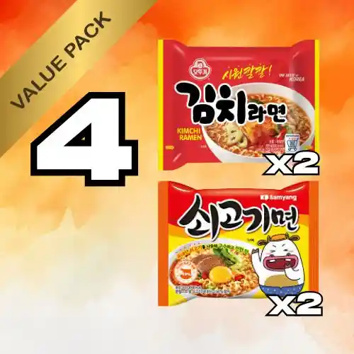 Value Pack X 4 Ramyeon