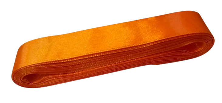 Cinta De Genero Raso Satin 2.5cm X 10mtrs Naranjo - Rappi