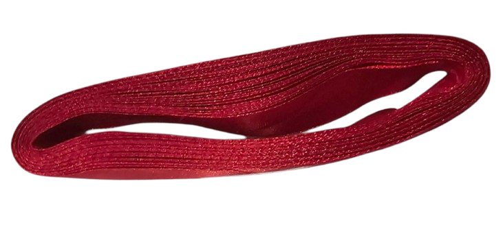 Cinta De Genero Raso Satin 2.5cm X 10mtrs Rojo - Rappi